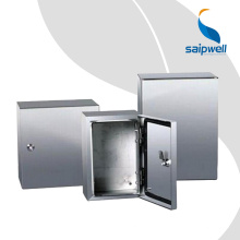 Proyecto impermeable exterior SS304 SS316 Caja de caja 400 * 300 * 150 Saipwell IP65 Caja de acero inoxidable eléctrica montada en la pared